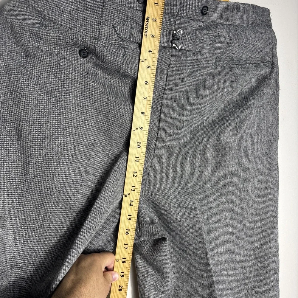 Vintage Wah Maker Frontier Hickory Stripe Pants USA Cinch Back Mens 38x28